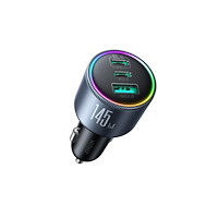 Joyroom Joyroom JR-CCN07 billaddare 145W, 2xUSB-C + USB-A, USB-C-kab...