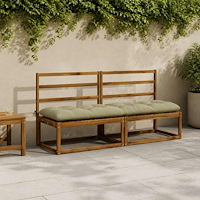 vidaXL Bänk kudde VIANEN 100% Polyester Ljusgrön 200 x 50 x 12 cm