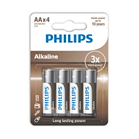 Philips Philips LR6A4B/10, Engångsbatteri, AA, alkaliskt, 1,5 V, 4 s...