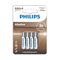 Philips Philips LR03A4B/10, Engångsbatteri, AAA, alkaliskt, 1,5 V, 4...