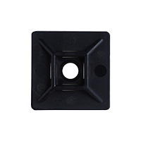Solar Plus Kabelbinder sokkel 28X28 sort, temperatur -40°C til +85°C, P...
