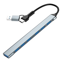 Gembird Gembird UHB-ACM-U3P1U2P6-01, USB 3.2 Gen 1 (3.1 Gen 1) Typ A...