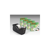 3M 3M Scotch® Magic™ tejp 19 mm x 34 rullar + 1 svart C60-dispe...
