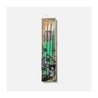 HIMI HIMI penslar – 5 runda gröna penslar / HIMI Brush Set of 5 Green Edition