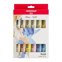 Metalimo Amsterdam  Akrylfärgsset Pastel 12 × 20 ml
