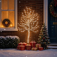 vidaXL LED-julgran för vägg 150 cm 140 LED-lampor Kallvit Stål Svart