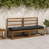 vidaXL Bänk kudde VIANEN 100% Polyester Antracit 190 x 50 x 12 cm
