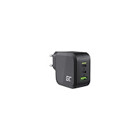 GREENCELL Green Cell PowerGaN CHARGC08 laddare 65 W 2x USB-C 1x USB-A...