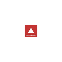 Bica® Piktogram, Bica®, vinyl, farligt avfall, 12 x 12 x 12 cm, rö...