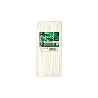 PAPSTAR PAPSTAR pappers sugrör "ren", 200 mm, vit gjord av papper, l...