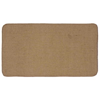 vidaXL Områdesmatta Ljusbrun 60 x 110 cm Jute
