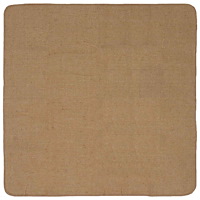 vidaXL Områdesmatta Ljusbrun 120 x 120 cm Jute