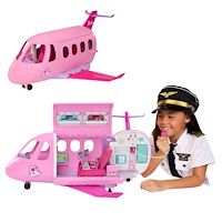 Barbie Barbie Dream Plane flygplanslekset, fungerande mikrofon, 14...