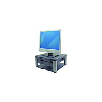 FELLOWES Monitorstand, Fellowes Plus, 5 højdetrin, med skuffe, graphi...