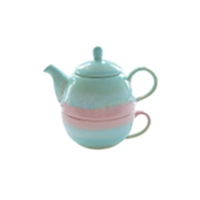 SASS & BELLE Pastel Ombre Tea For One Pink & Green