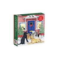 Galison Christmas Cottage Square Boxed 1000 Piece Puzzle