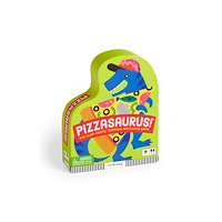Galison Pizzasaurus! Shaped Box Game