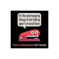 Andrews McMeel Publishing The Art of David Olenick 2027 Wall Calendar