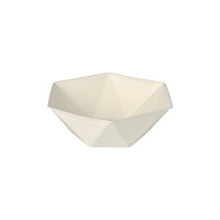 PAPSTAR Skål Papstar Hexa, sexkantig, bagasse, 40 cl, vit, förpackni...