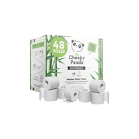 Usorteret Toalettpapper, The Cheeky Panda, 3-lagers, 200 ark, vitt, fö...
