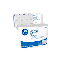 Kimberly-Clark Toalettpapper, Scott Essential, 2-lagers, förpackning med 36...