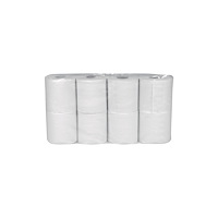 NO MANUFACTURER Toalettpapper, Abena®, 2-lagers, 250 ark, vitt, förpackning...