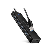 AXAGON AXAGON HUE-C1A - hubb - 5 portar