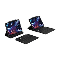 ZAGG ZAGG Pro Keys 2 - tangentbord och foliefodral (folioomslag) - QWERTY - Nordisk Inmatningsenhet