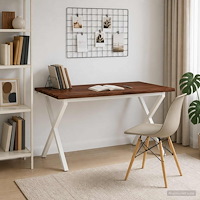 vidaXL Live Edge Matbord 140 x 90 x 75 cm Massivt Akaciaträ Mörkbrun