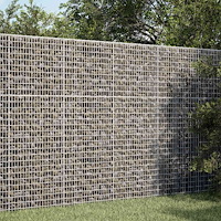vidaXL Gabion med 5 mm tråd och 5x2,5 cm nät 50x100x150 cm