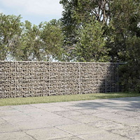 vidaXL Gabion med 5 mm tråd och 5x10 cm nät 1100x10x100 cm