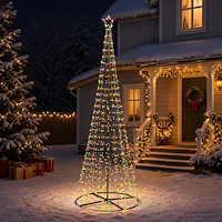 vidaXL LED-spiraljulgran med fot EKENAS 300 cm 475 LED-lampor