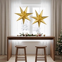 vidaXL Julbelysning RAAHE 2 st 10 LED-lampor Varmvit 45 x 6 x 45 cm