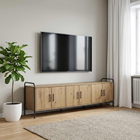 vidaXL TV-skåp 146 x 33 x 50 cm Artisan-ek Konstruerat trä