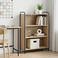 vidaXL Bokskåp 55,5 x 33 x 174 cm Konstruerat trä Sonoma-ek