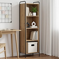 vidaXL Bokskåp 55,5 x 33 x 174 cm Konstruerat trä Artisan-ek