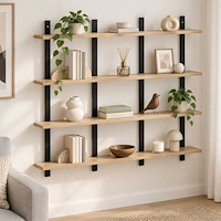 vidaXL Vägghylla Sonoma-ek 102 x 13,5 x 80 cm Konstruerat trä