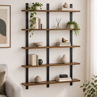 vidaXL Vägg hylla Rökt ek 79,5 x 13,5 x 102 cm Konstruerat trä
