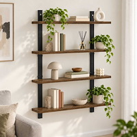 vidaXL Vägg hylla Rökt ek 60.5 x 13.5 x 80.5 cm Konstruerat trä