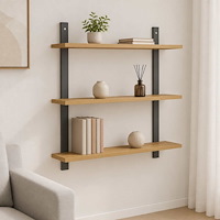 vidaXL Vägg hylla Artisan-ek 60.5 x 13.5 x 58.5 cm Konstruerat trä