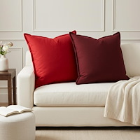 vidaXL Kuddöverdrag 6 st HOUTEN Röd 65 x 65 cm Faux Linne