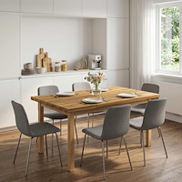 vidaXL Rektangulärt Bordsskiva 100 x 80 x 3,2 cm Rektangulär