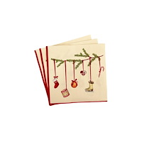 Festive Servett FESTIVE Scandi 3-lags 33cm 20/fp