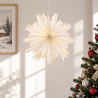vidaXL Julbelysning RAAHE 10 LED-lampor Varmvit 60 x 20 x 60 cm