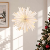 vidaXL Julbelysning RAAHE 10 LED-lampor Varmvit 45 x 17 x 45 cm