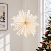 vidaXL Julbelysning RAAHE 10 LED-lampor Varmvit 60 x 20 x 60 cm
