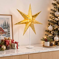 vidaXL Julbelysning RAAHE Varmvit 35 x 15 x 55 cm