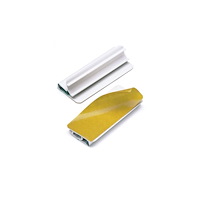 Durable DURABLE VARIOCLIP - klämfästemekanism - kapacitet: 20 ark - vit med gröna ränder (paket om 5)