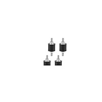 Usorteret vibrationsdämpare – 1 sats, 4 st, 60 kg per styck, 30x30x20...