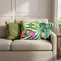 vidaXL Kasta Kudde 6 st HEERLEN Flerfärgsdesign 30 x 30 cm Polyester